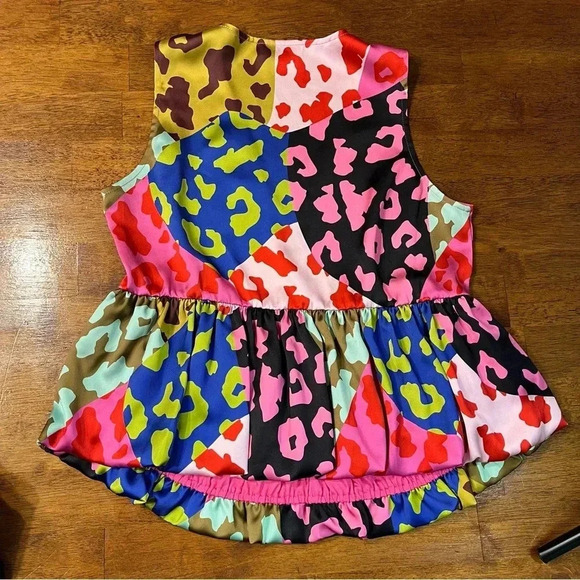 Crosby by Mollie Burch colorful animal print tank size XS - Picture 6 of 9